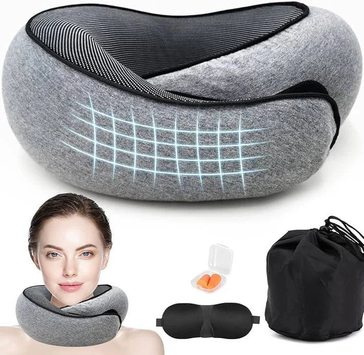 Travel Neck Pillow Memory Foam U-shaped